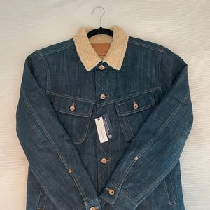 Taylor Stitch Lined Denim Long Haul Jacket (M - 40)